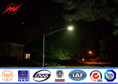 Polvos de luz callejera galvanizados en caliente con revestimiento de poliéster de color