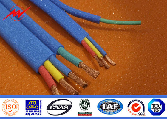 blanco rojo del cable del Pvc de los alambres eléctricos y de los cables del conductor de la aleación de aluminio 750v