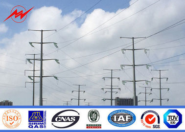 18m 300-1000KG de carga de diseño poste de energía de acero para transmisión de alto voltaje