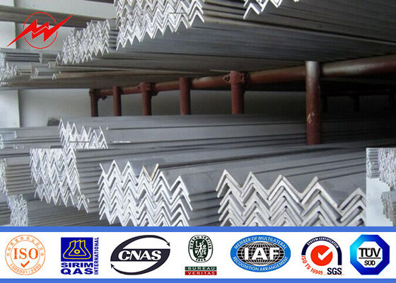 OEM galvanizado estructural del acero 20*20*3m m del ángulo de la inmersión caliente aceptado