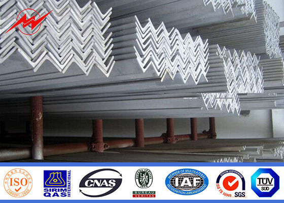 Acero de acero del hierro de ángulo del ángulo igual laminado en caliente de las torres de las naves con los agujeros S275JR