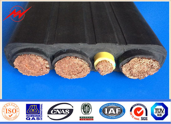 Hilado de papel del cable de transmisión de la base de los alambres eléctricos y de los cables 4 del conductor de cobre