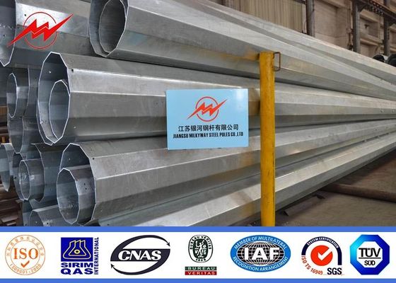 Corriente eléctrica poligonal poste postes para uso general de acero 50 años de tiempo de la vida