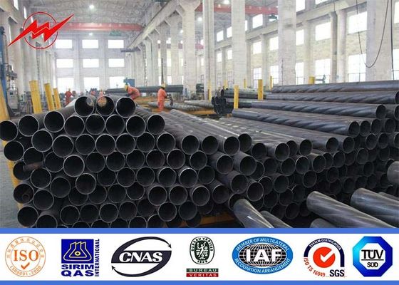 Telefono de acero galvanizado cónico con poste eléctrico de metal ASTM A123