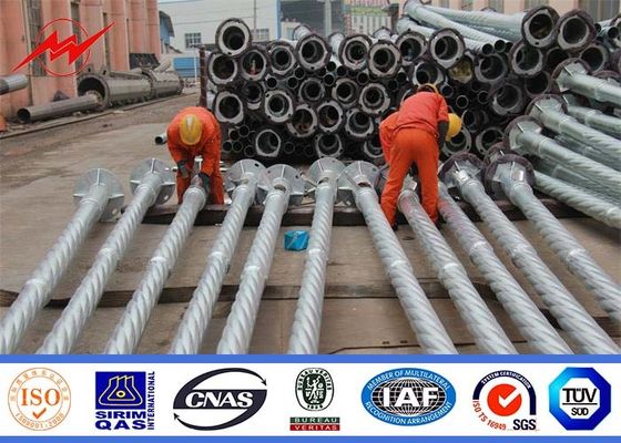 estacionamiento comercial postes ligeros del grueso de pared de los 10m 3m m para el alumbrado público