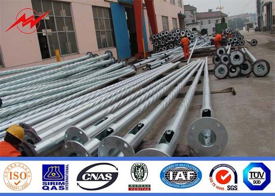 estacionamiento comercial postes ligeros del grueso de pared de los 10m 3m m para el alumbrado público