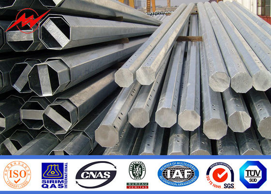 profesional galvanizado Philippine de los 45ft poste ligero con el brazo cruzado