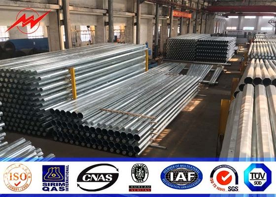 25 circuito multi poste ligero al aire libre de Electric Power postes del grueso del pie 2.5m m con betún