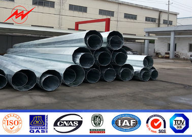 Galvanizado en caliente Q345 GR65 poste de energía eléctrica para la longevidad y la resistencia a la corrosión