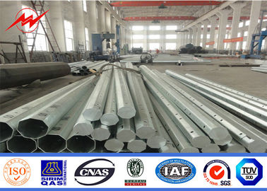 NEA Hot Dip Galvanized Tubular Pole 25ft 35ft 45ft para la transmisión de energía