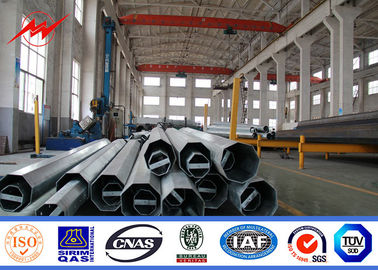 Q345 Pollo de acero galvanizado Transmisión de energía cónica Torre eléctrica tubular