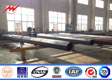 Q345 Pollo de acero galvanizado Transmisión de energía cónica Torre eléctrica tubular