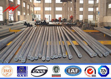 S500 Q345 Polo de transmisión de acero galvanizado cónico ASTM A123