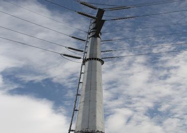 Polo de acero galvanizado profesional ASTM A123 para transmisión e iluminación en Filipinas