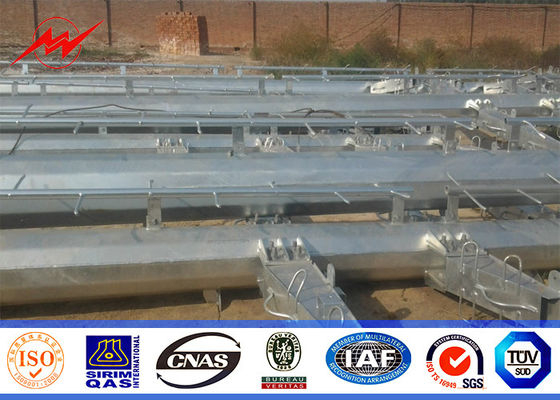 línea de transmisión 33kv poste para uso general de acero de acero galvanizado poste que se resume eléctrico