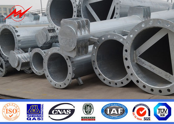 La línea de transmisión galvanizó la corriente eléctrica poste con el Mpa de la fuerza de producción 450