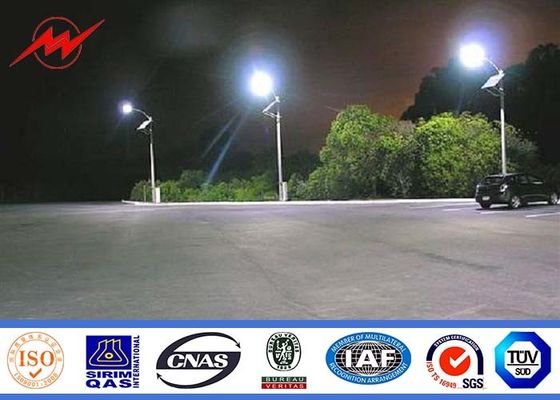 Viento exterior comercial doble del brazo 60W LED poste ligero - impermeabilice el alto palo poste