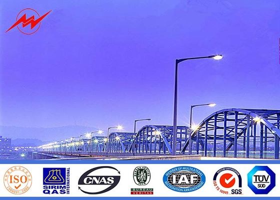 Viento exterior comercial doble del brazo 60W LED poste ligero - impermeabilice el alto palo poste