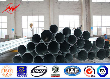 16 M poste tubular de acero eléctrico con el brazo cruzado para la línea de transmisión