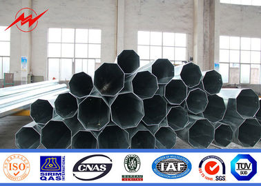 Galvanizado en caliente Transmisión de energía Polos de acero Pintura en polvo 9m 11m