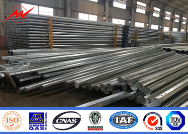 inmersión caliente poste tubular de acero galvanizado de 220KV el 10-100M para la industria eléctrica