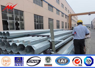 la inmersión caliente de los 70ft galvanizó la línea eléctrica echada a un lado 12 poste