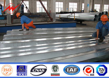 la inmersión caliente de los 70ft galvanizó la línea eléctrica echada a un lado 12 poste