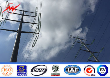 Polo tubular de acero personalizado para proyectos aéreos polos de transmisión de energía Gr 65 11m 33kv