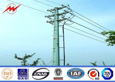 el circuito del doble de 30m/S 220kv galvanizó el poder poste de acero