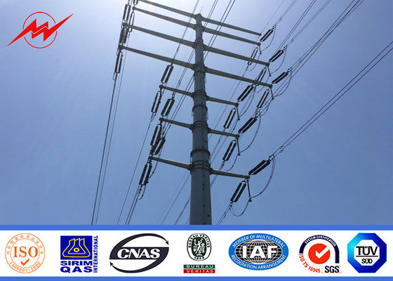 los 35FT poste de acero para uso general galvanizado enterrado directo para el  de la transmisión de poder
