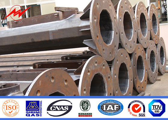 palo galvanizado al aire libre poste ligero de los 30m alto para el estadio de fútbol