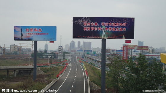 Señal de tráfico revestida galvanizada del poliéster o del polvo poste ligero Q235