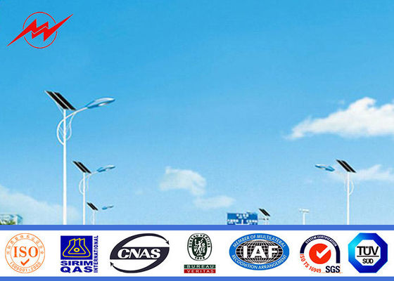 La inmersión caliente galvanizó la altura octagonal ligera 10M de poste del camino de acero con la luz de 100W LED para el alumbrado público