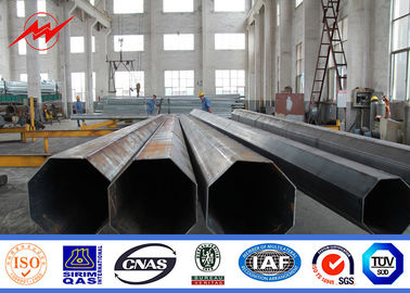 Astm A123 galvanizado instala tubos los 8-20m poste eléctrico tubular de acero
