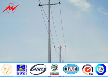 3m m los 45ft poste de acero galvanizado Q345, Electric Power modificado para requisitos particulares poste para a bordo