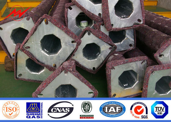 Metal galvanizado famoso poste ligero, acero blanco poste de la inmersión caliente del proyecto de la luz de la capa