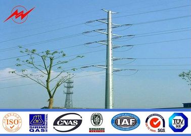 Polvo de servicio eléctrico OEM 10m Alturas 2.75mm espesor Forma octogonal 1,5m soporte