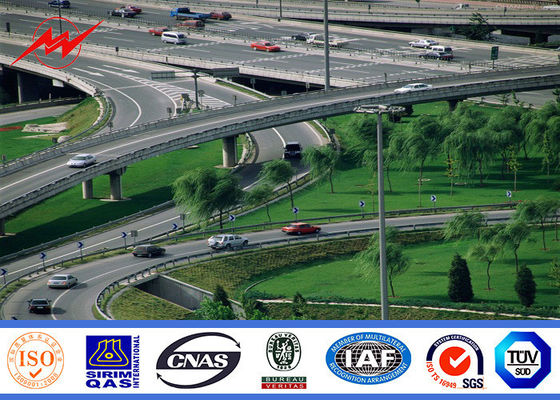 16 caras el 15M a los 46m alto torno de poste del palo de 16 luces de HPS con Aotumatic que alza el sistema