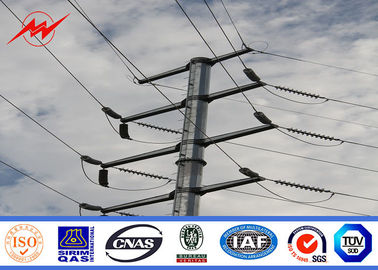 Poder poste, galvanización del acero de ASTM A36 5m m de la inmersión caliente de poste de la luz eléctrica