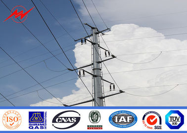 Poder poste de acero afilado galvanizado circuito doble para la línea de transmisión para uso general