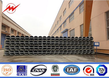certificación poligonal de la ISO del brazo de la cruz doble de los 75ft 4m m Q235 Hdg Electric Power poste