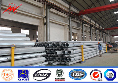 línea de transmisión tubular de acero de los 30ft poste Electric Power línea de la distribución
