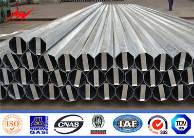 345Mpa inmersión caliente tubular poste de acero galvanizado 2.75m m 3.0m m 3.75m m 4.0m m gruesos