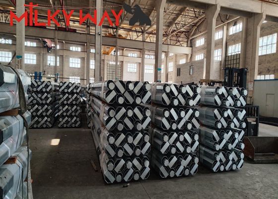 11m 3.8mm 7.2mm 80-100 microm promedio galvanización por inmersión en caliente para poste de acero galvanizado duradero