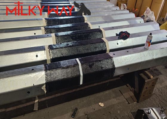 1250 Dan 11.8M 8 lados Polos de energía eléctrica 4 mm espesor Enterramiento directo ASTM A123 Estándar de galvanización