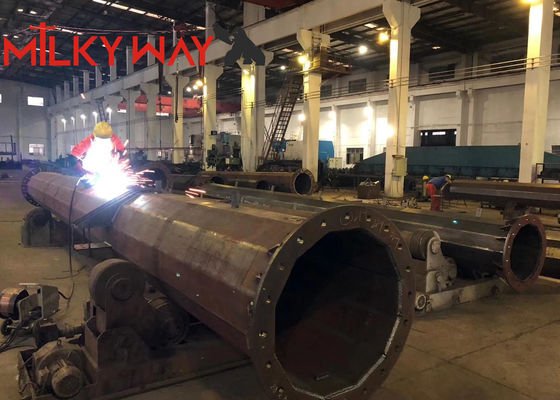 27.5m 32m Pollo eléctrico de energía eléctrica de servicios públicos de transmisión de la energía de los polos de la línea eléctrica