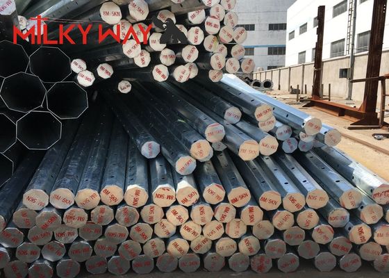 Polvo de utilidad de acero galvanizado de 60 pies para líneas de transmisión