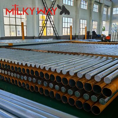 Polvo eléctrico de acero de alta resistencia S500MC con superficie galvanizada en caliente y tornillos fijados en acero inoxidable para redes eléctricas