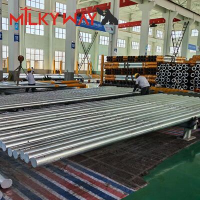 Polvo eléctrico de acero de alta resistencia S500MC con superficie galvanizada en caliente y tornillos fijados en acero inoxidable para redes eléctricas