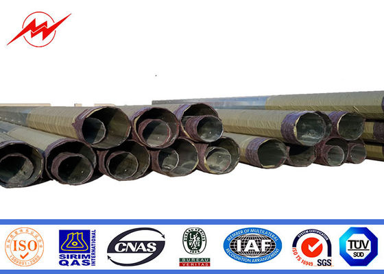 33 línea eléctrica de acero tubular galvanizada eléctrica de la transmisión de poste 10-220kv de la torre del kilovoltio